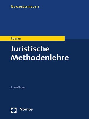 cover image of Juristische Methodenlehre
